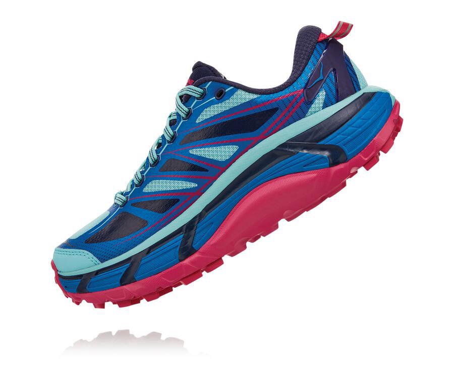 Chaussure Trail Hoka One One Mafate Speed 2 Femme - Bleu Marine - LXR-915472